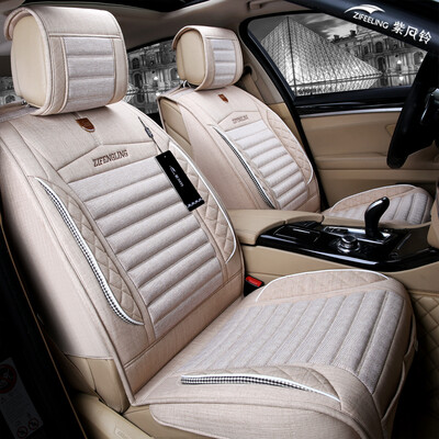 

Purple wind bell imitation linen four seasons car seat four seasons pad Fox Mazda Skoda wing Braun moving to the Cruze CRV Sagitar Magotan car seat cushion Q02 Deluxe Edition Khaki