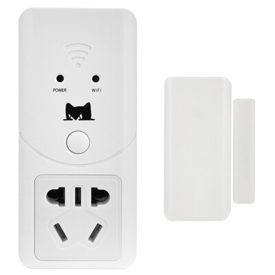

Gang Qi Gangqi GQ-CZ01 wifi socket smart home system remote control switch appliance remote wireless phone control burglar alarm plug