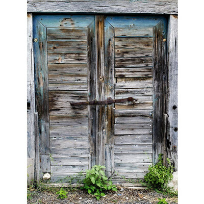 

Old Wooden Door Photo Backdrop 57FT Vinyl Fabric Cloth Digital Printing Photo Background s-722