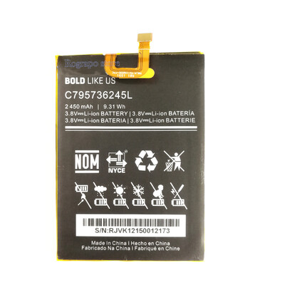 

100 New 2450mAh C795736245L High Quality Replacement Battery For BLU C795736245L Mobile Phone track code