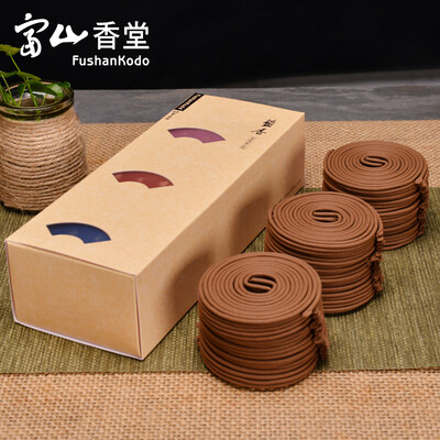 

Taiwans Toyama Xiangtang Panxiang sandalwood agarwood fragrant incense fragrant incense for incense&incense mosquito repellent 120 tablets 35 hours Shen Tan Ai