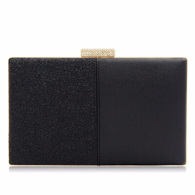

Milisente 2018 New Arrival Top Quality PU Ladies Evening Bags Splice Clutch Women Purse Female Clutches Girls Wedding Bag