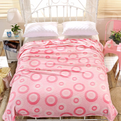 

Super Soft And Thick AutumnWinter Warm Blanket Flannel Flannelette Coralline Pile Sheets Shellfish Jacquard Blanket