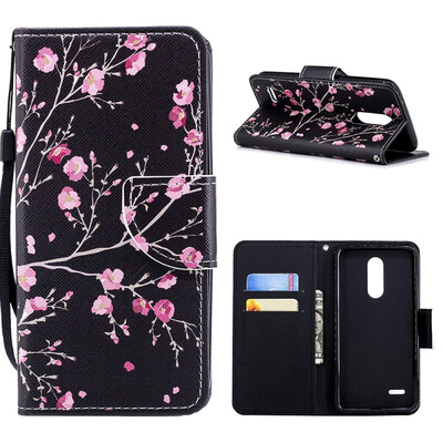 

MOONCASE Millet Mi A1 Mi 5X painted leather case with small hand rope - black safflower