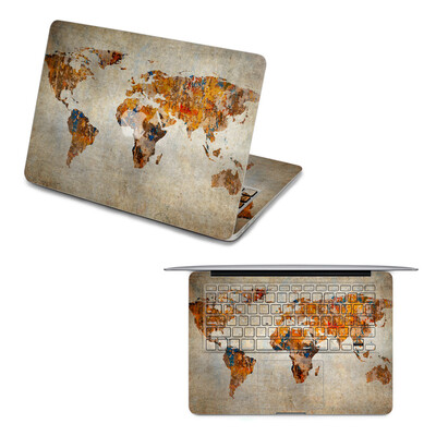 

GEEKID@Macbook Air 11 decal front sticker macbook keyboard sticker full cover Map top sticker US style keyboard protector