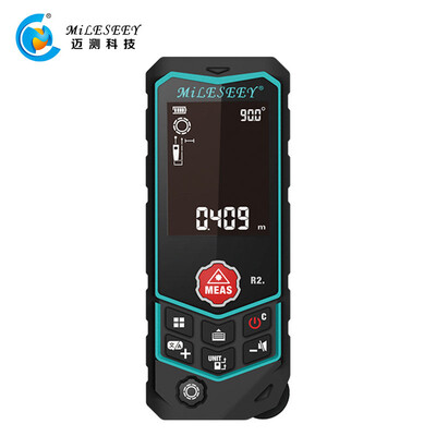 

MiLESEEY R2 laser range finder 70 meters high precision infrared measuring instrument home handheld charging electronic ruler room ruler three power supply voice broadcast roller measurement