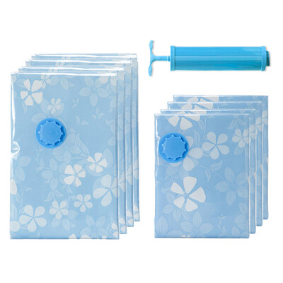 

Jiuzhou deer storage bag thick quilt clothing sorting bag vacuum compression bag quilt packing bag 8 Pack 4 extra large 4 in the manual pump