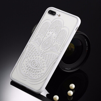 

Sexy Floral Phone Case For Apple iPhone 7 6 6s 5 5s SE Plus Lace Flower Hard PCTPU Cases Back Cover For iPhone X 8 Plus