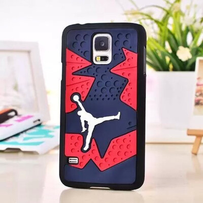 

мити 3D - иордания чистка единственного пвх резиновые jumpman 15 телефоны обложки для Samsung Galaxy S5 i9600 бесплатная доставка