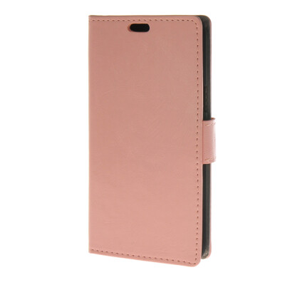 

MOONCASE Smooth PU Leather Flip Wallet Card Slot Bracket Back чехол для Samsung Galaxy J5 Pink