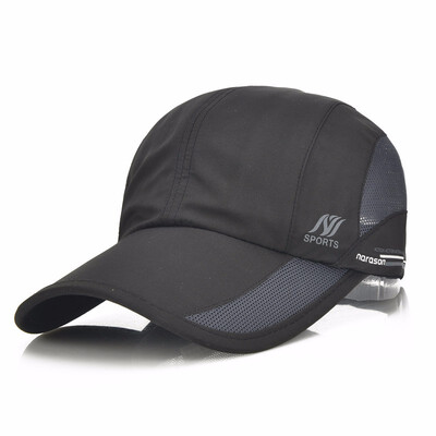 

New men&39s quick-drying baseball cap outdoor sun protection visor female sports leisure waterproof mesh cap