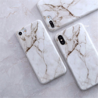 

iphone 6 6s 8 678 plus X 5s 5 SE Case Granite Scrub Marble Stone Painted Silicone Phone Case