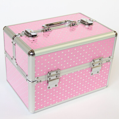 

Aluminum frame travel suitcase cosmetic professional beauty case jewelry box women bag Multi layer manicure toolbox luggage bags