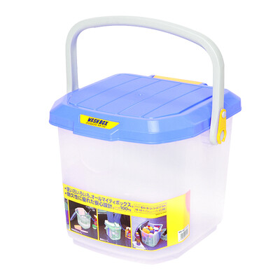 

Alice IRIS Car Multi-purpose Bucket Bucket Camping Stool Car Washing Bucket Fishing Bucket WB-15C 15L Blue