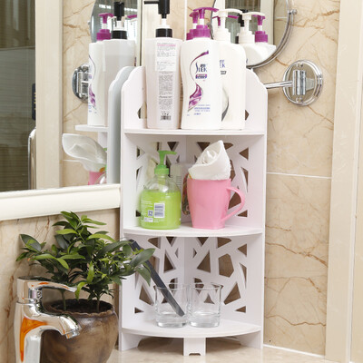 

Bingyou European Water Cube Corner Bathroom Rack Bathroom Corner Stand Floor Toilet Tripod Waterproof Washing Table Storage Stand 383121cm
