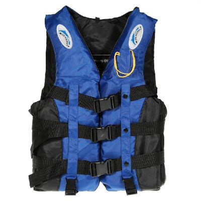 

Adult Swimming Boating Drifting Safety Life Jacket Vest with Whistle L-2XL