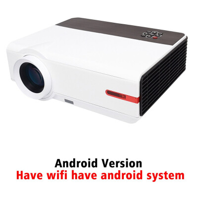 

Rigal proyector RD808A 5500 lúmenes HD proyector LED proyector WIFI Android 3D Beamer 1280800 LCD HDMI VGA USB TV proyector