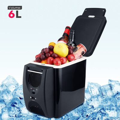 

6L Car Type Portable 2 in 1 Electrical Cooler Heater Refrigerator Freezer