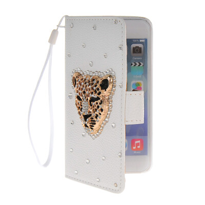 

MOONCASE Luxury Crystal Rhinestone Leather Side Flip Stand Shell Back ЧЕХОЛ ДЛЯ Apple iPhone 6 ( 4.7 inch )