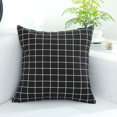 

Cntomlv Colorful Geometry pattern Cushion cover Geometric Printed pillowcases Linen cotton Pillow covers Sofa 45x45cm cushion