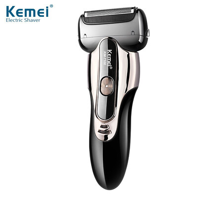 

Kemei7100 3 Heads Magnetic Motor Suspension Strong Power For Shaving Razor Electric Shaver IPX7 Waterproof Brit