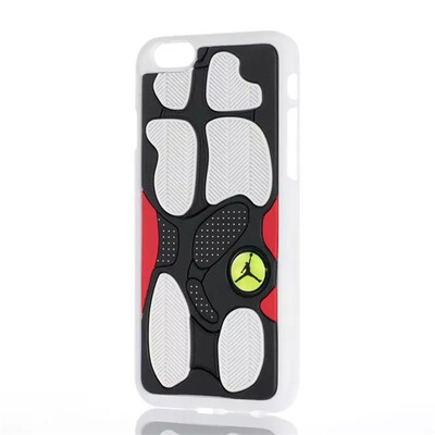 

MITI 2015 3D Иордания подошва чехол из ПВХ Резиновые Для iPhone 6 (4,7 '') Jumpman 7 Телефон Шкафы задняя крышка для iphone6 (4.7 '')