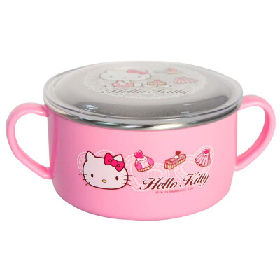 

Jingdong Supermarket Lock & Lock LOCK & LOCK HELLO KITTY Infant Stainless Steel Childrens Tableware Baby Rice Bowl With Cover Small Soup Bowl LKT481