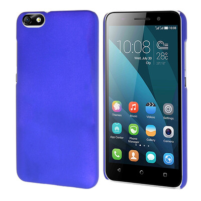 

MOONCASE Huawei 4X Жесткий чехол Прорезиненные Резина Вернуться чехол для Huawei Honor 4X синий
