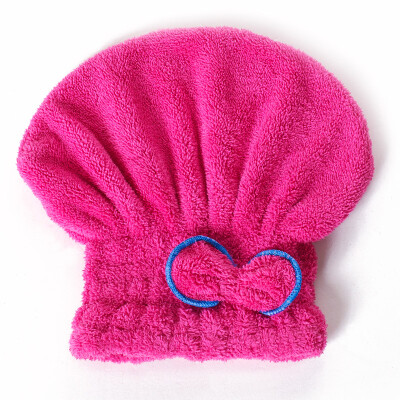 

Shengwei towel home textiles soft water thickening dry hair hat sw-57 rose red