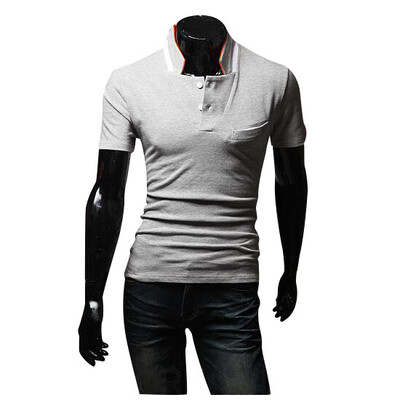 

Zogaa Mens POLO Shirt Korean Fshion Short Sleeve