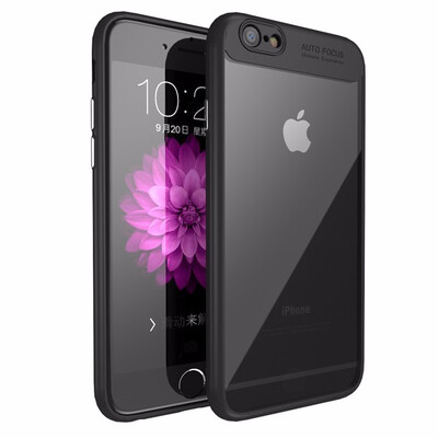

For iPhone 6 Cases Ultra-thin TPU Frame Transparent Cover Silicone Shockproof Luxury Case For iPhone 6S Plus Full Coque