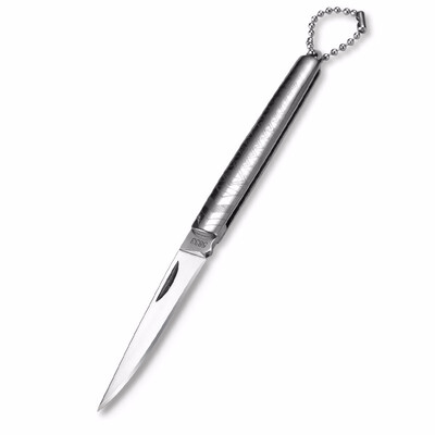 

CHACHEKA Mini Portable Stainless Steel Folding Knife Home Office Envelope Knives Ultralight 50g Box Cutter Pocket Survival Tools G