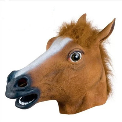 

Halloween Funny Mask Latex Cuff Animal Mask Headgear Party Props Rubber
