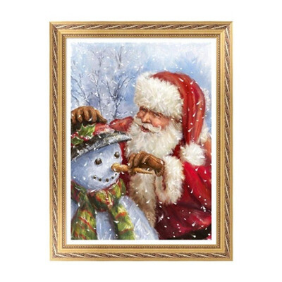 

UpperX DIY 5D Santa Claus Diamond Embroidery Painting Cross Stitch Xmas Gift Red