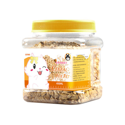 

Jonsanty CST003 Rabbit granary rat food bread worm dry fruit dried pet snack rabbit chinchillas guinea pig snacks hamster supplies nutrition crispy cereal 400ml