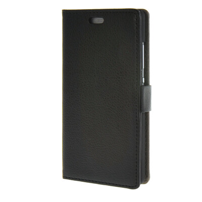 

MOONCASE Litch Skin Leather Card Slot Wallet Bracket Back чехол для Huawei P8 Lite Black