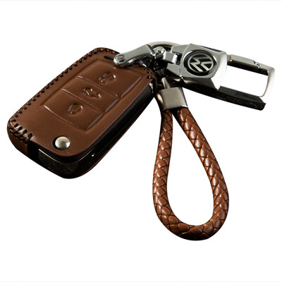 

Dan roller dangun car key bag leather buckle Volkswagen Skoda new Touran L new Tiguan L way Ling Ling Volkswagen
