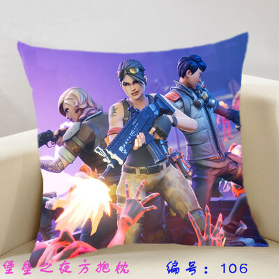 

Fortnite Battle Royale Game Pillowcase Zipper Pillow Home Car Sofa Cushion Cover Changing Reversible Patchwork Pillow