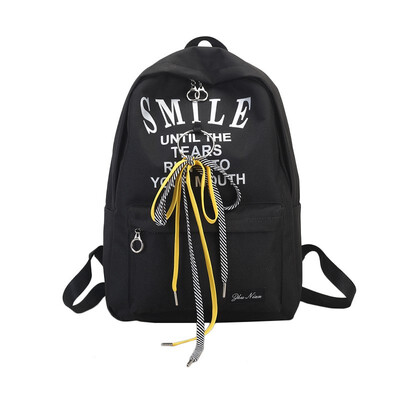 

Backpack womens new 2018 high school students campus canvas backpack summer leisure bag female