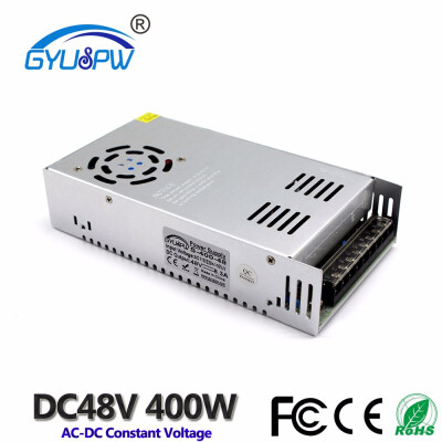 

400W 48V 85A Small Volume Single Output Switching power supply Transformers 110v 220V AC to DC SMPS For CNC Router Stepper Motor