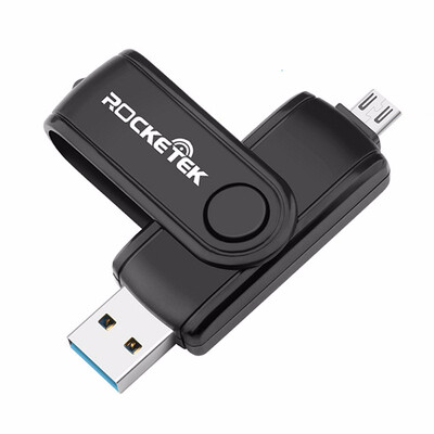 

Rocketek usb 30 multi 2 in 1 memory otg phone card reader 5Gbps adapter for SDTF micro SD pc computer laptop accessories