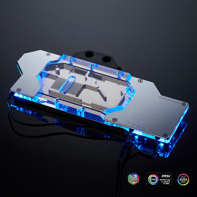 

PHANTEKS 1080Ti Silver Public Graphics NVIDIA GeForce GTX 1080Ti Computer GPU Water Cooling Head RGBThick Copper BaseMilitary Seal