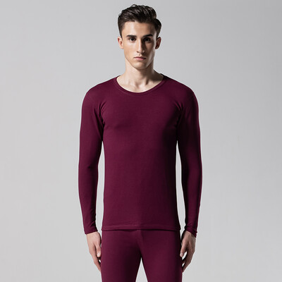 

Scarecrow mens thermal underwear mens thickening plus velvet winter youth cotton sweater autumn clothing long pants set 81956 wine red