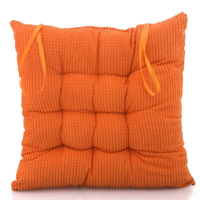 

MyMei Home Decor Square Cushion Solid Pillow Case Car Seat Chair Mat orange new