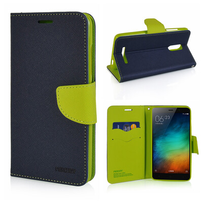 

MOONCASE магнитные кнопки Flip кожаный бумажник слот почты назад дело прикрытия Xiaomi Redmi Note 3