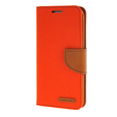 

MOONCASE Galaxy S6 Edge , Leather Flip Wallet Card Holder Pouch Stand Back ЧЕХОЛ ДЛЯ Samsung Galaxy S6 Edge Orange