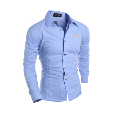 

Zogaa New Men Shirt Embroidery Business Affairs