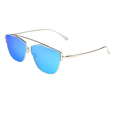 

HORIEN Haili En female models white frame blue film lens polarized sunglasses N6329-P20