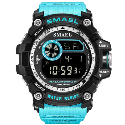 

SMAEL new outdoor sports single display electronic watch waterproof shock-proof student mens sports watch