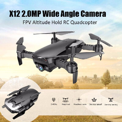 

Dongmingtuo X12 20MP Wide Angle Camera WiFi FPV Drone Altitude Hold One Key return RC Quadcopter
